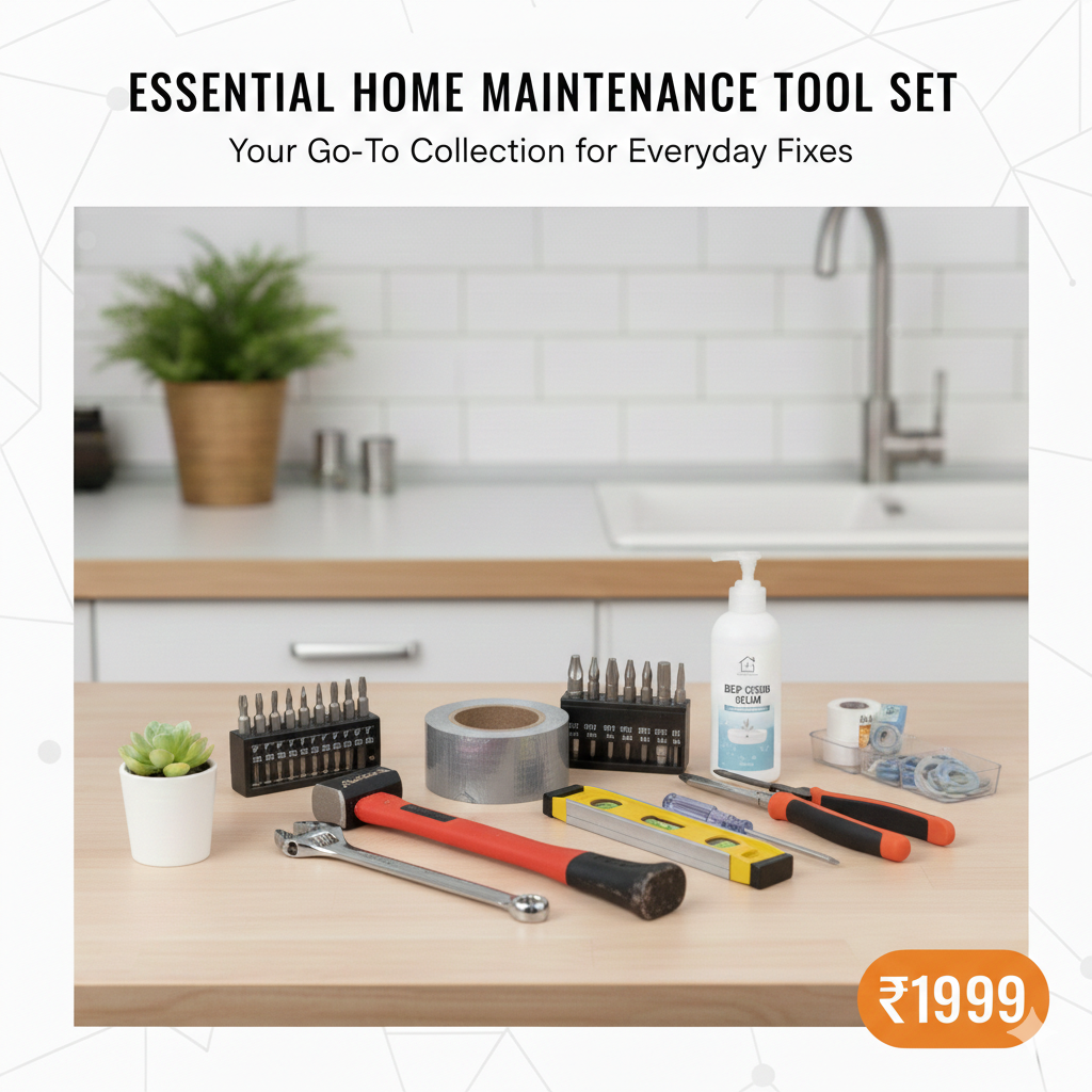 Essential Home Maintenance Tool Set